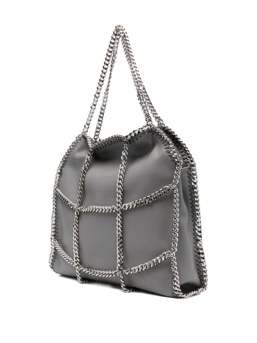 Stella McCartney Falabella Chain Cage mini-shopper Grijs