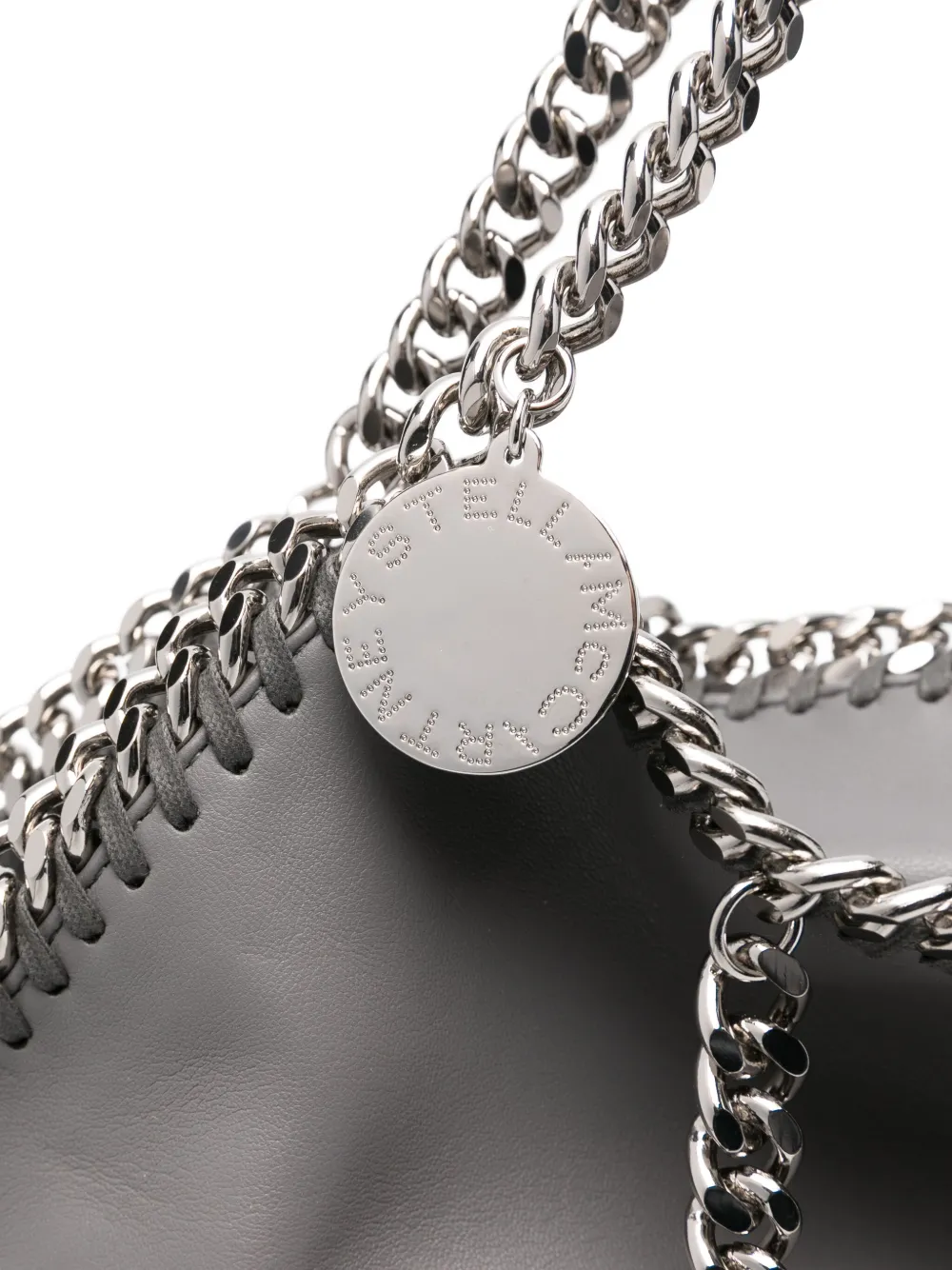 Stella McCartney Falabella Chain Cage mini-shopper Grijs