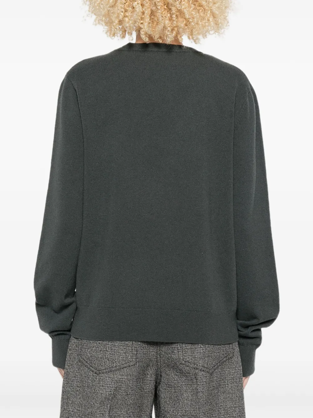 extreme cashmere round-neck cashmere-blend sweater Grijs