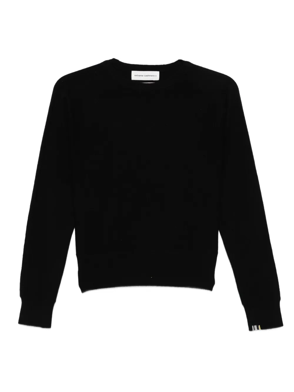 extreme cashmere crew-neck cashmere sweater | Black | Image 1