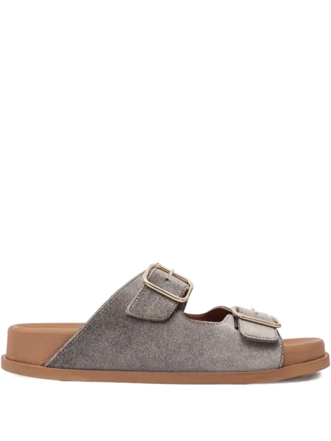 SOMMET Follonicas Tortora double-buckle sandals