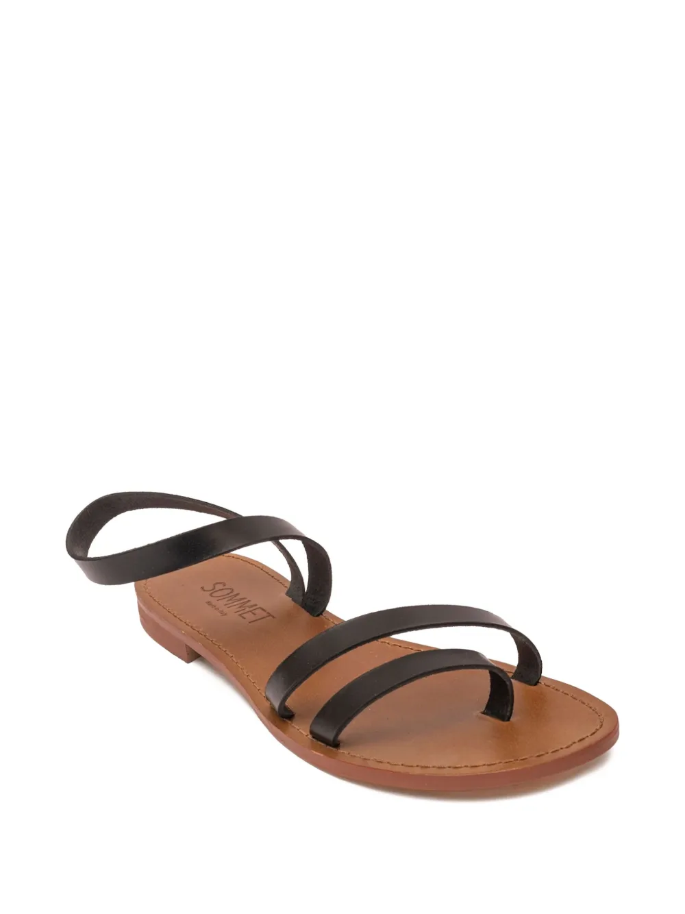 SOMMET leather ankle-strap sandals | Flat Sandals | Image 2