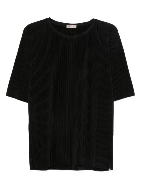 Herno pleated short-sleeve T-shirt
