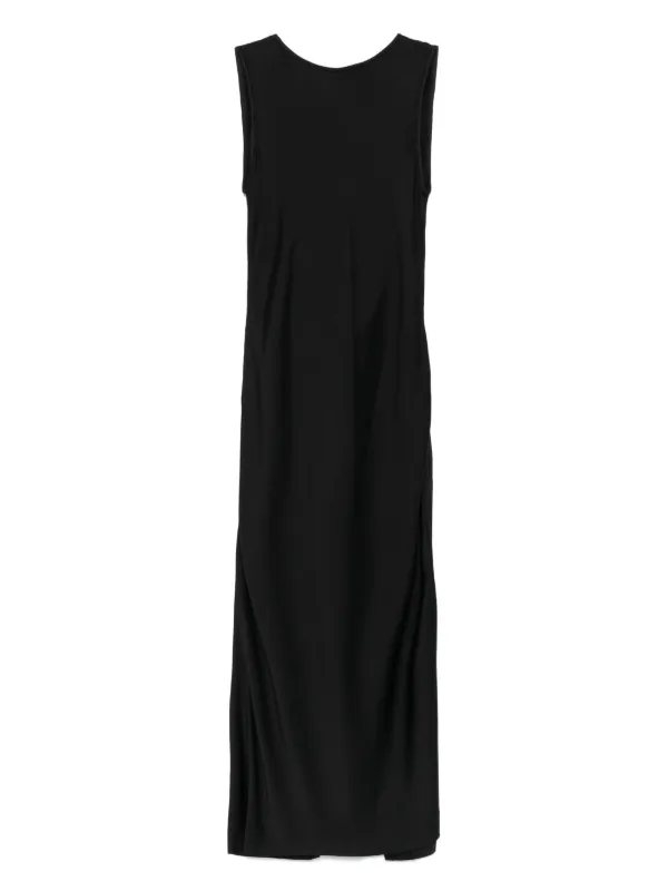 another tomorrow black dress Another Tomorrow Twist Bias Dress
