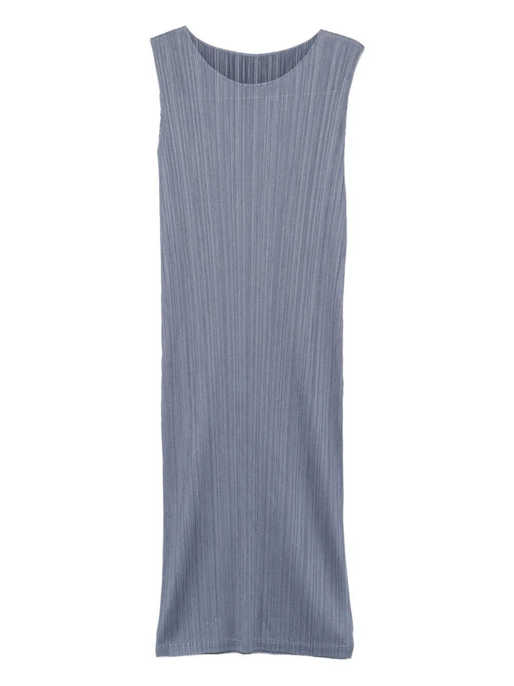 Pleats Please Issey Miyake pleated midi dress - ブルー Pleats Please Issey Miyake pleated midi dress - ブルー