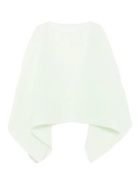 Pleats Please Issey Miyake Madame-T June pleated cape jacket