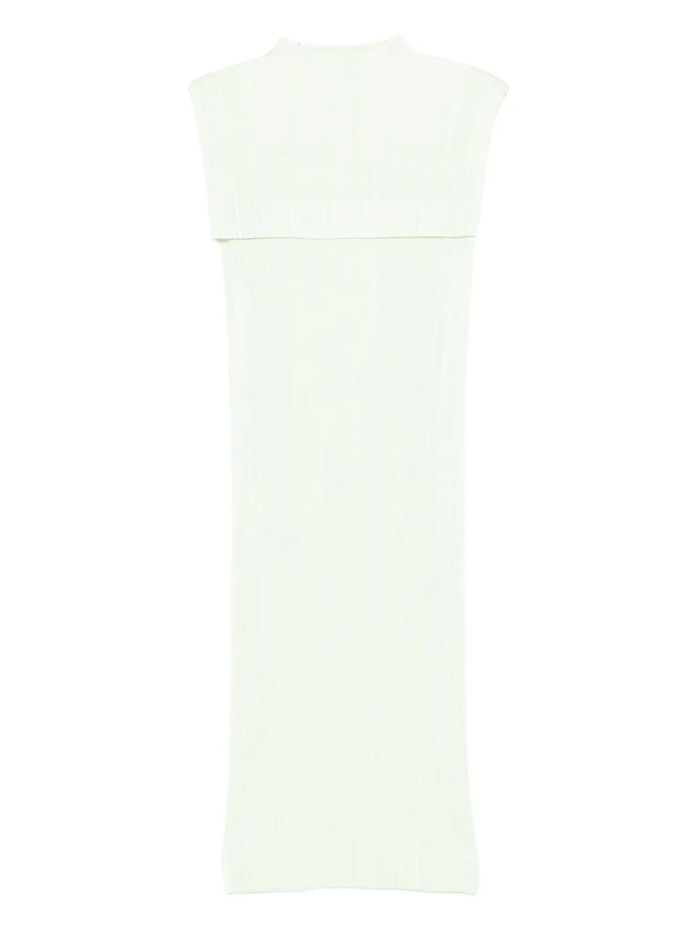 Pleats Please Issey Miyake mock-neck midi dress - ブラック Pleats Please Issey Miyake mock-neck midi dress - ブラック