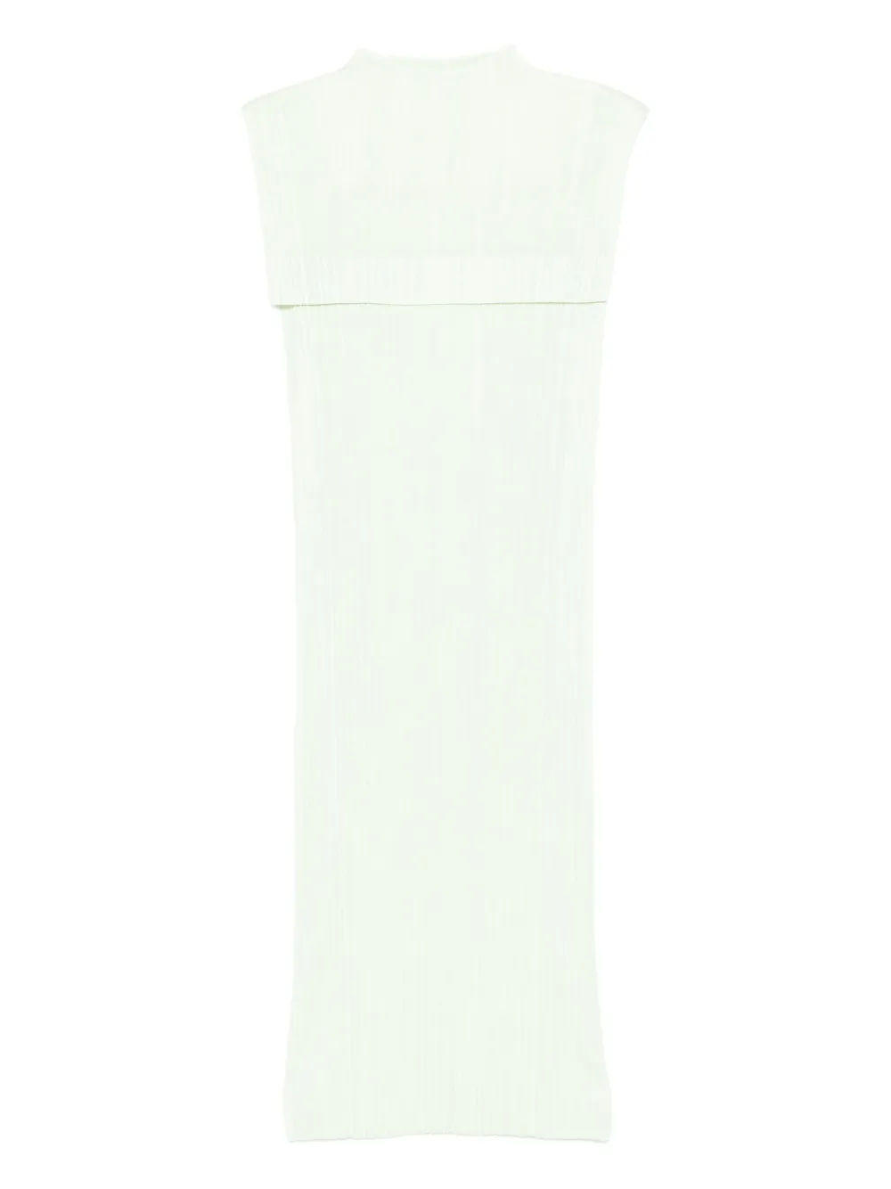 Pleats Please Issey Miyake Jurk met mesh Zwart