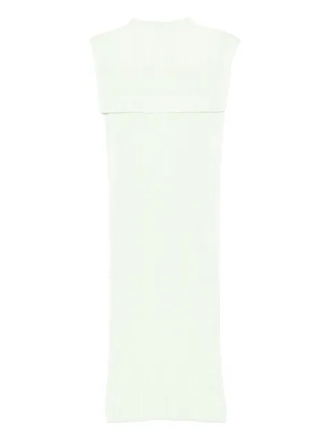 Pleats Please Issey Miyake mock-neck midi dress