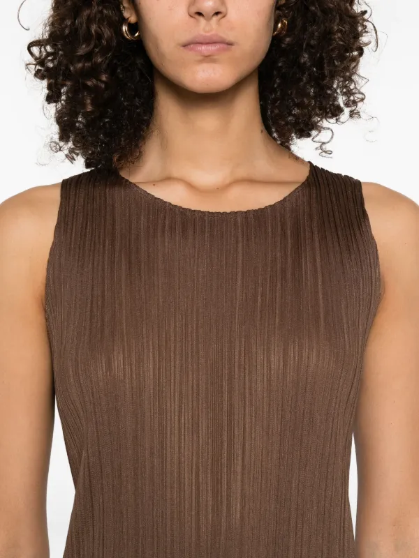 issey miyake brown dress Issey Miyake 1980s Brown woven Tunic Dress – Moore Vintage Archive