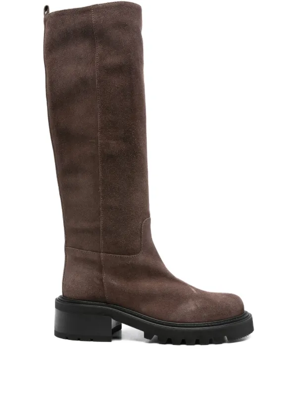 Via Roma Wildleder Stiefel Dunkelbraun Via Roma 15 Stiefel Aus