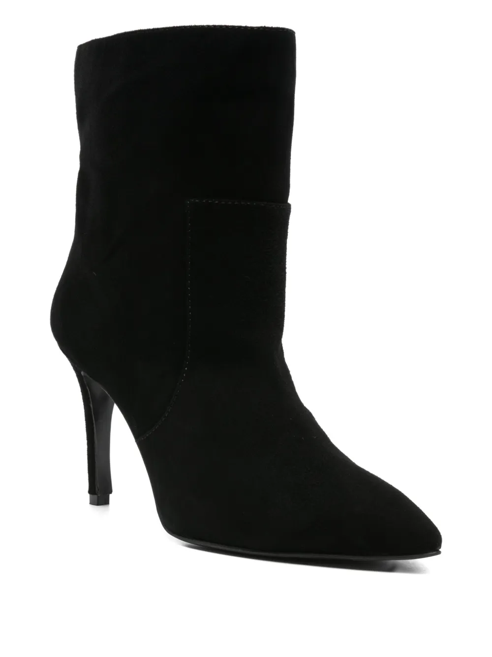 Via Roma 15 80mm pointed-toe stiletto boots Black