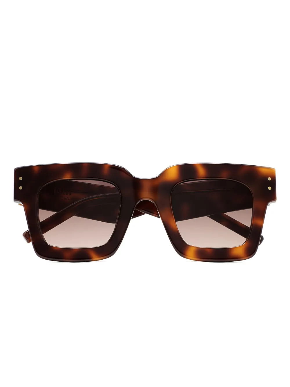Kaleos Wren tortoiseshell square sunglasses | Brown | Image 1