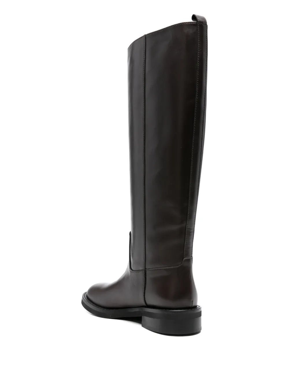 Via Roma 15 leather knee-high boots Brown