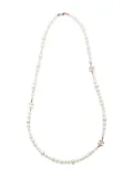 CHANEL Pre-Owned 2012 CC Mark pearl necklace - White