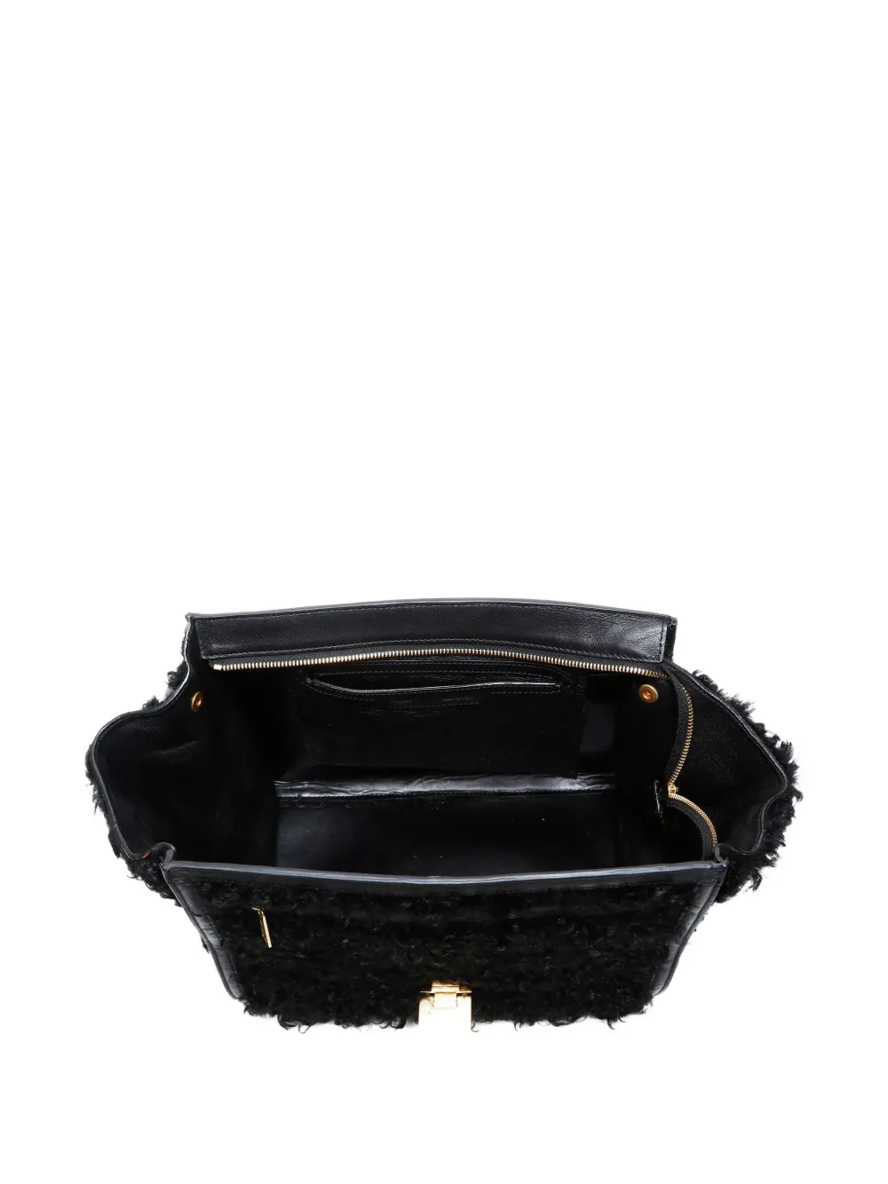 Pre-owned Celine 2000-2015 Trapeze Handbag In Black