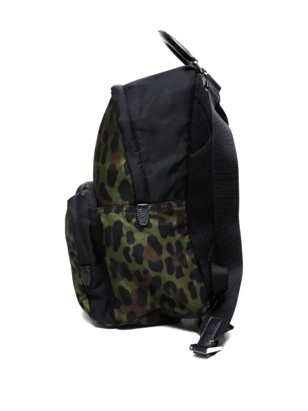 【希少】PRADA プラダ/ヴィンテージ レオパードバックパック 良品 PRADA オールドプラダ ヴィンテージ レオパード 豹柄
