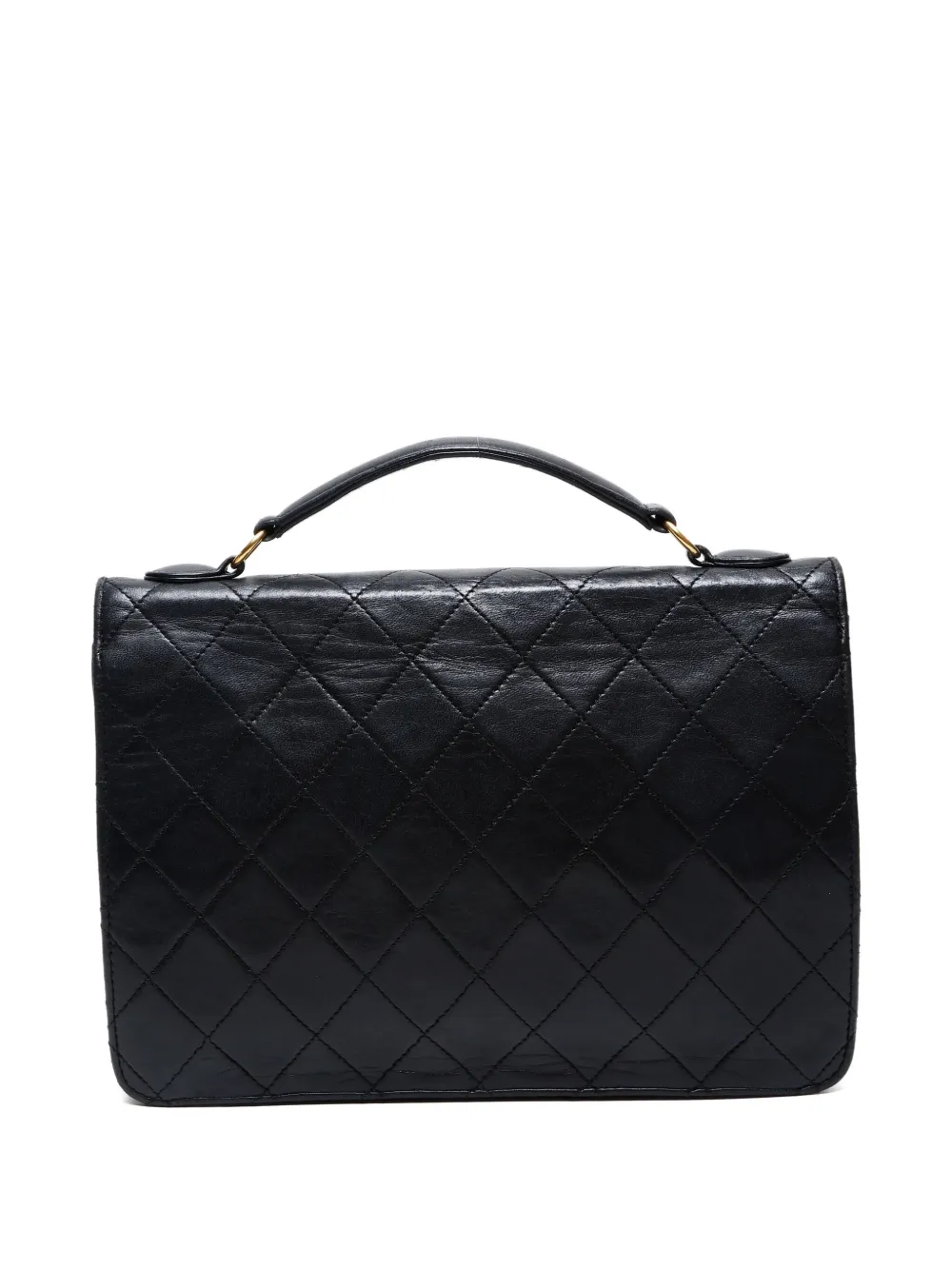 CHANEL Pre-Owned 1989-1991 Double Turn-Lock Flap shoulder bag | Pre-Owned | Image 2