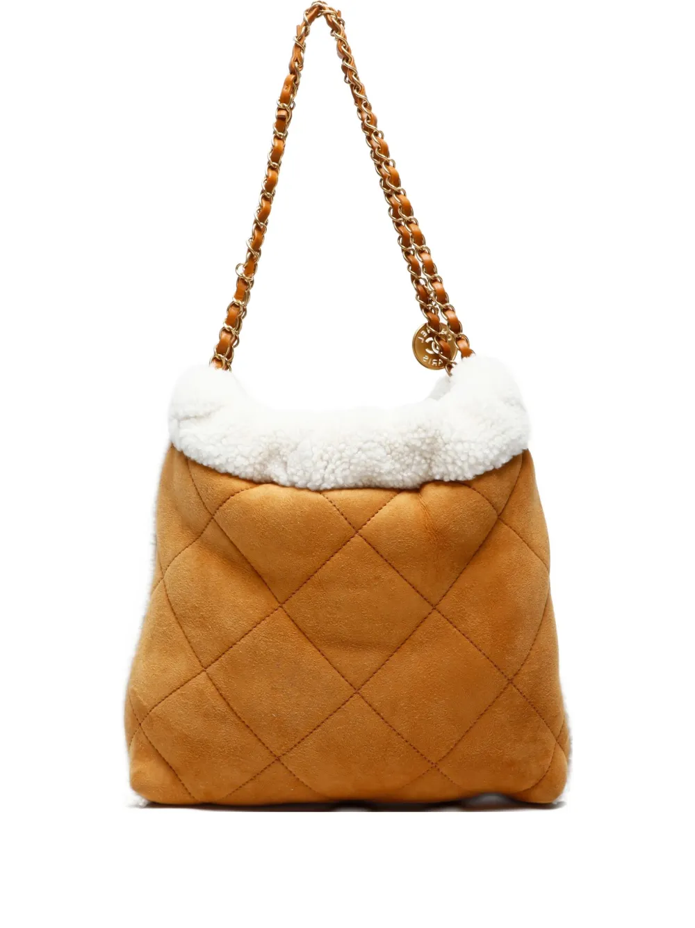 CHANEL Pre-Owned 2024 Mouton 22 handbag - ブラウン CHANEL Pre-Owned 2024 Mouton 22 handbag - ブラウン
