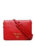 Prada Pre-Owned 2010-2015 logo-lettering shoulder bag - Red