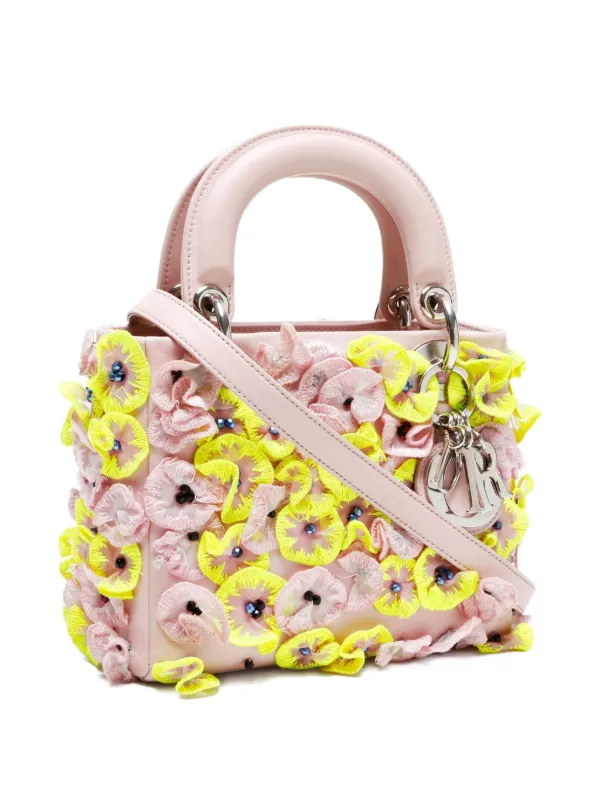 Christian Dior レディディオール ハンドバッグ ピンク Christian Dior Pre-Owned 2020s リニューレディ ディオール
