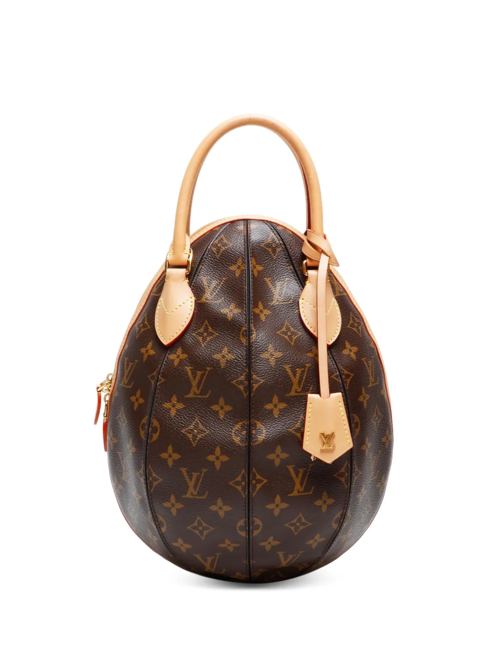 Louis Vuitton Pre-Owned 2018 スープル エッグ モノグラム ハンドバッグ - ブラウン Louis Vuitton Pre-Owned 2018 スープル エッグ モノグラム ハンドバッグ - ブラウン