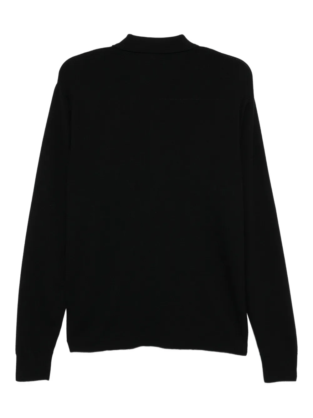 Fred Perry Overhemd met geborduurd logo - Zwart
