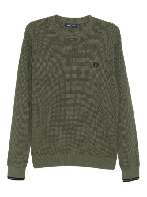 Fred Perry logo-embroidered sweater