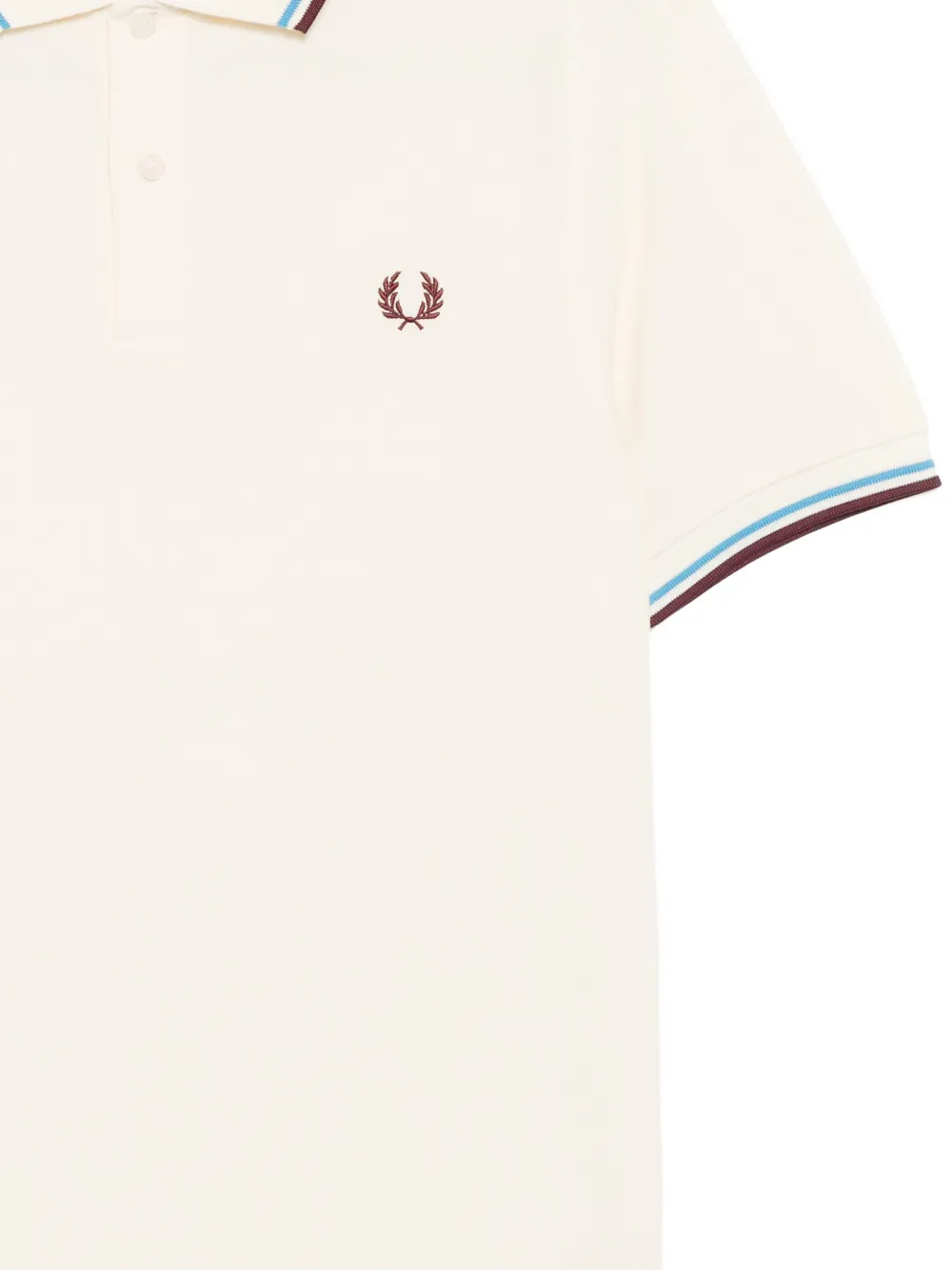 Fred Perry Poloshirt met geborduurd logo Beige