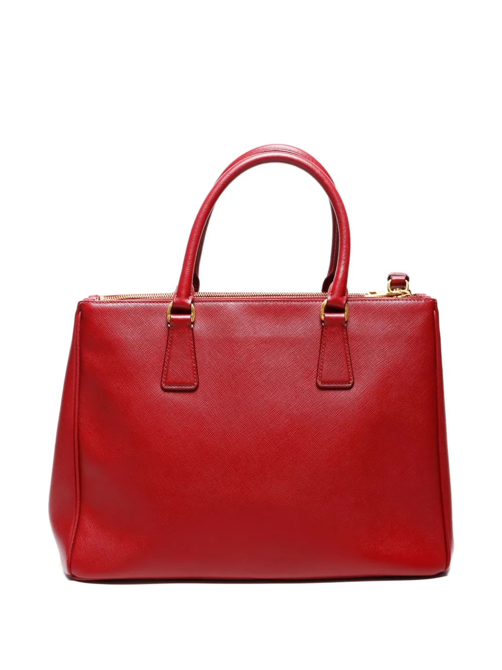 Pre-owned Prada 2015-2020 Galleria 2way Handbag In Red