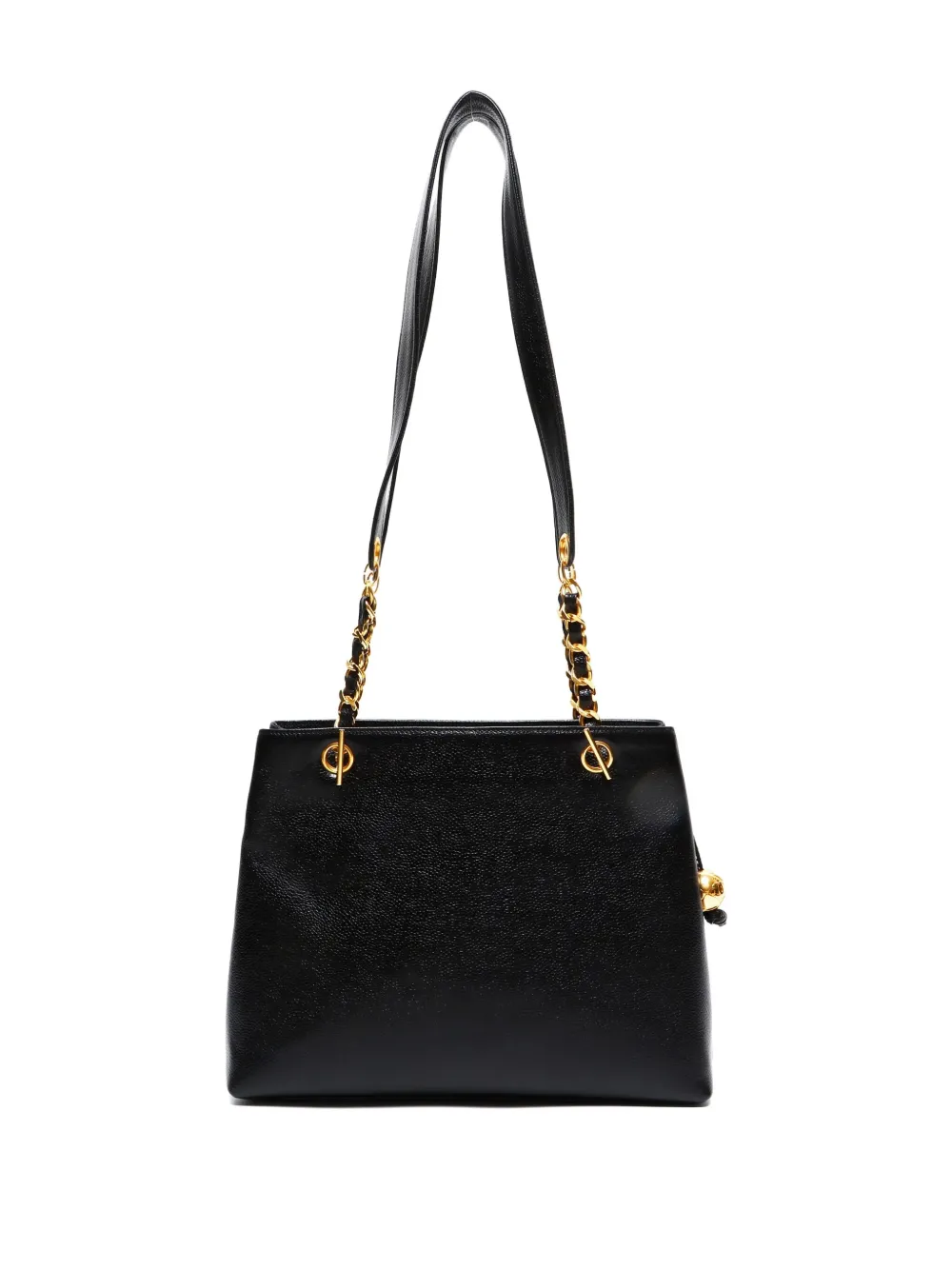 Pre-owned Chanel 1996-1997 Cc Mark Shoulder Bag In Black