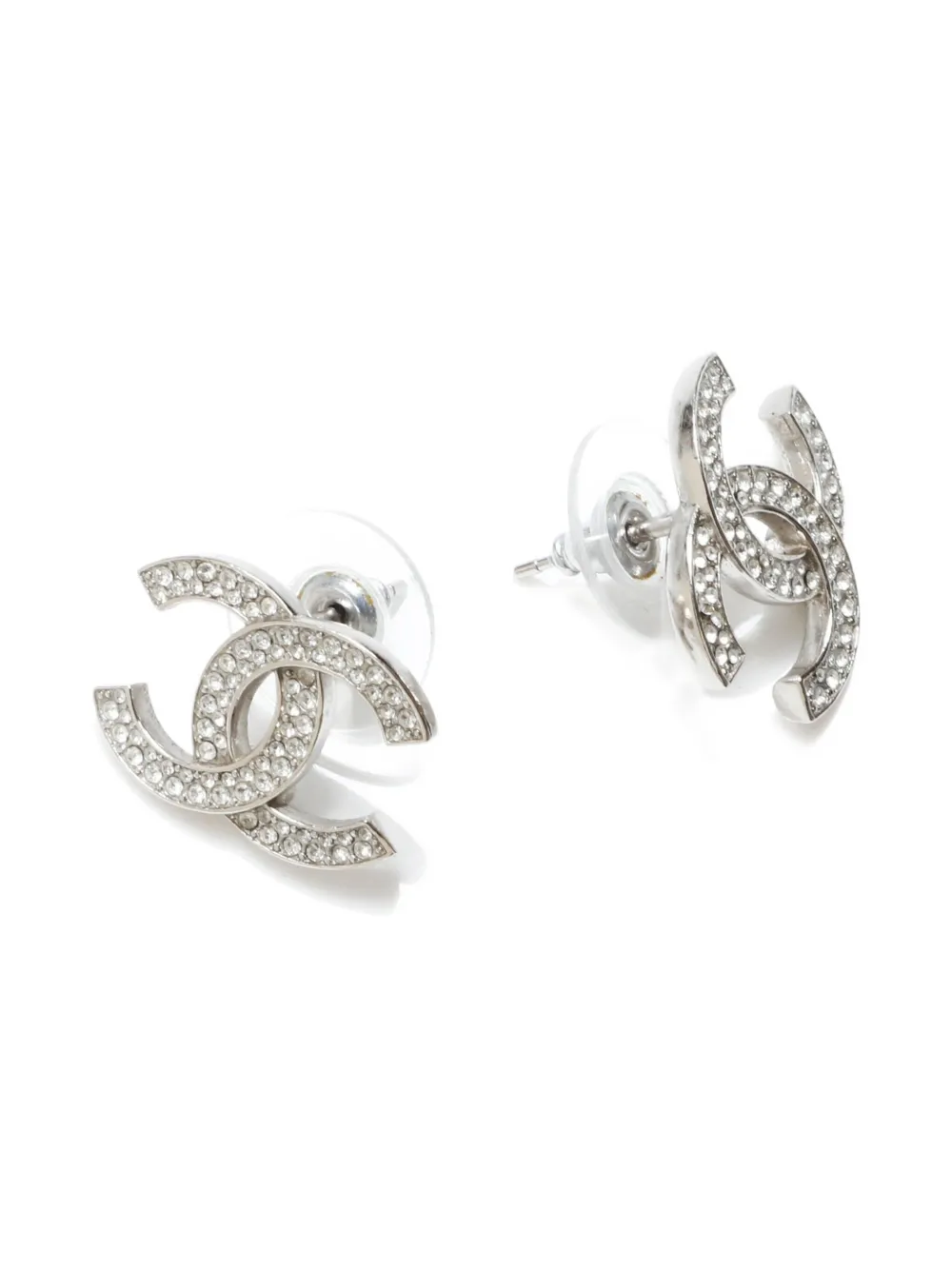 CHANEL Pre-Owned 2020 CC Mark rhinestone earrings | Image 2