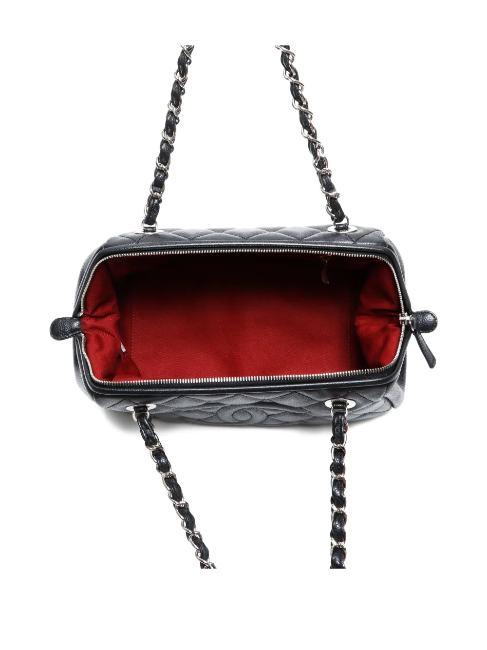 Pre-owned Chanel 2009-2010 Cc Mark Shoulder Bag In Black