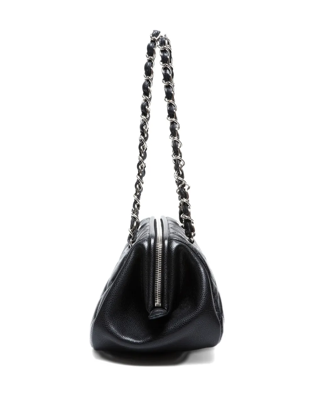 Pre-owned Chanel 2009-2010 Cc Mark Shoulder Bag In Black