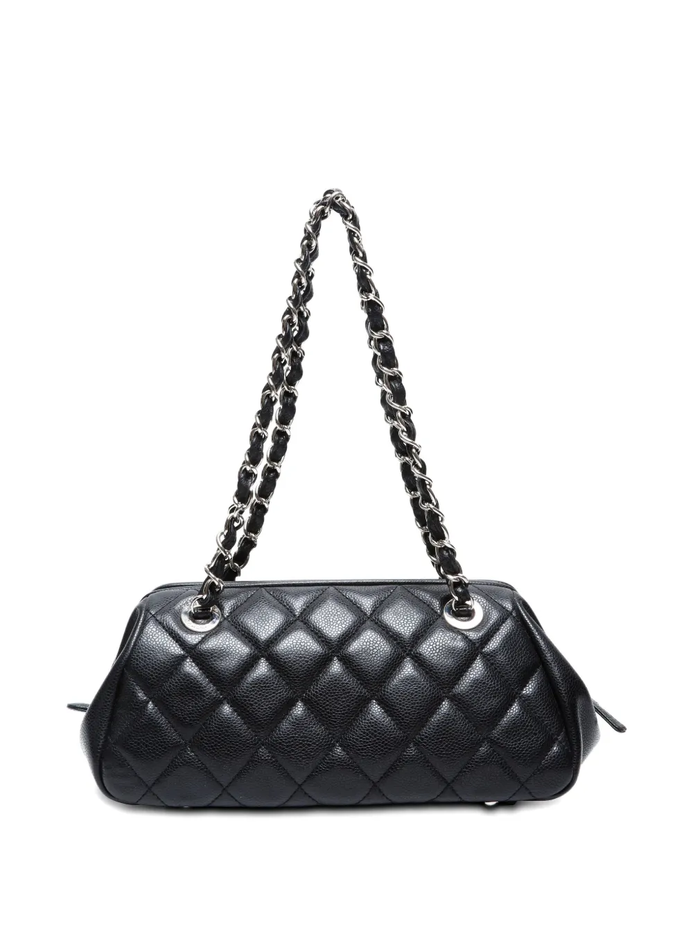 Pre-owned Chanel 2009-2010 Cc Mark Shoulder Bag In Black