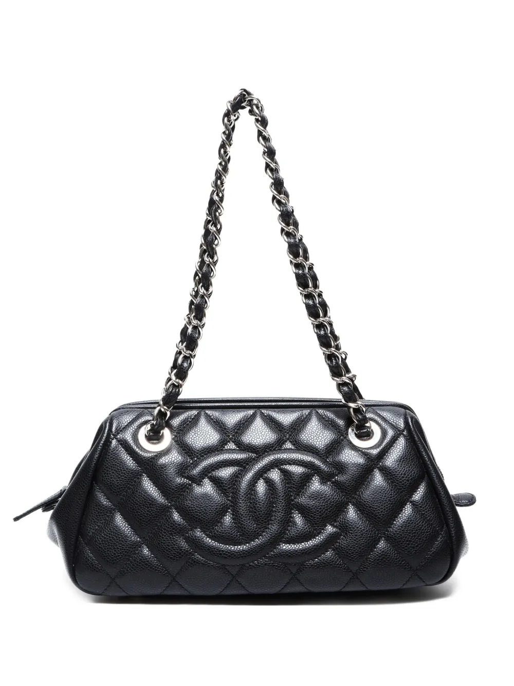 CHANEL Pre-Owned 2009-2010 CC Mark shoulder bag - ブラック CHANEL Pre-Owned 2009-2010 CC Mark shoulder bag - ブラック