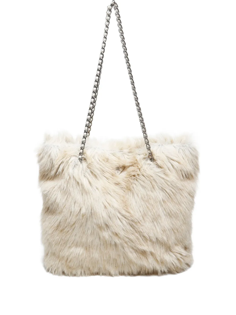 Prada Pre-Owned 2000 faux-fur tote bag | White | Image 1