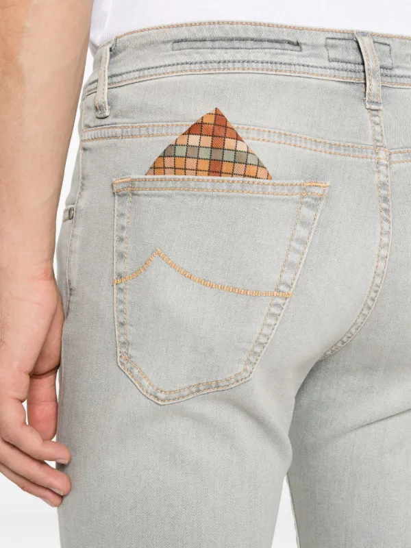 Jacob Cohën Cotton Blend Jeans | Grey | FARFETCH CA