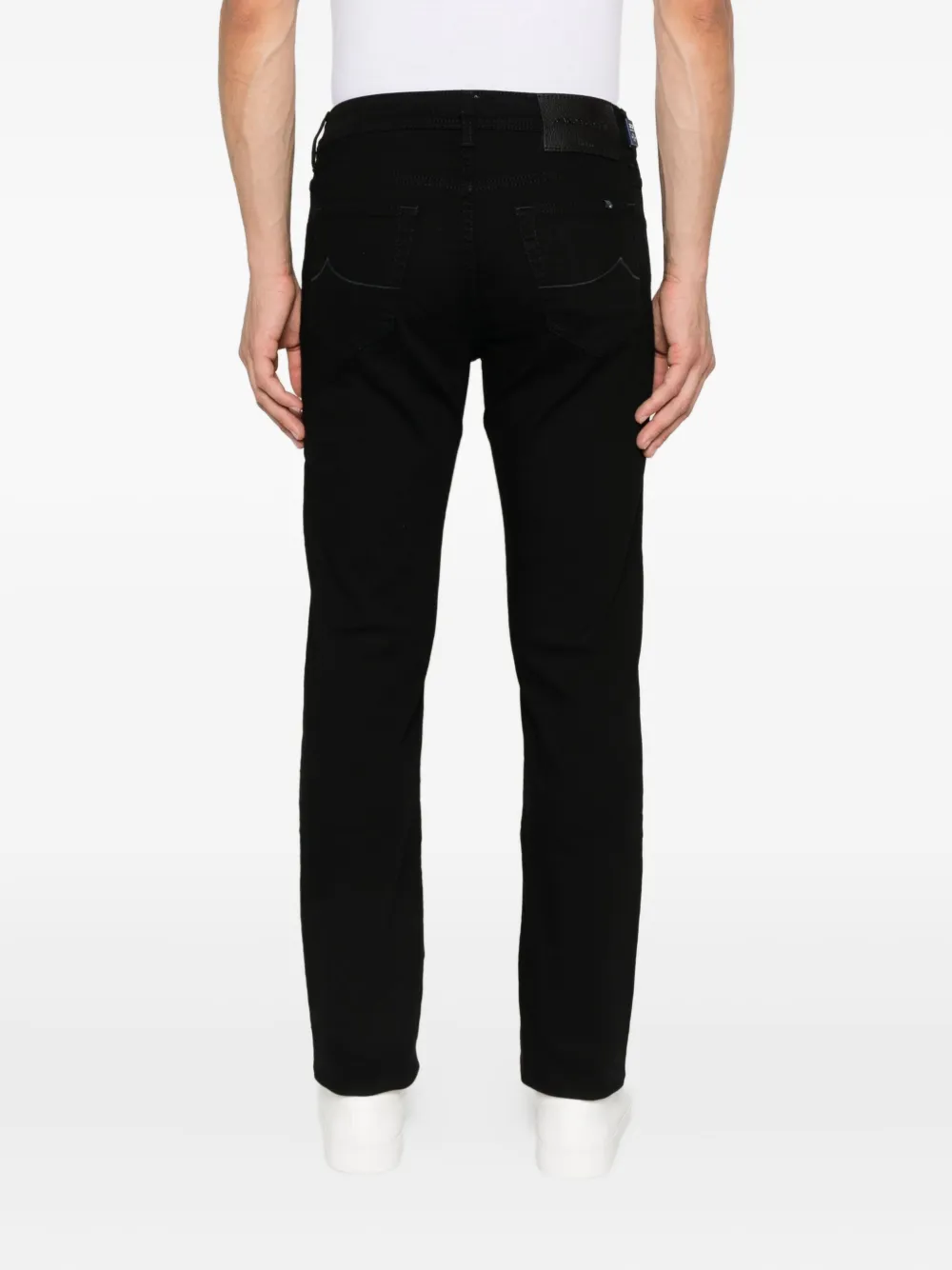 Jacob Cohën Jeans met vijf zakken Zwart