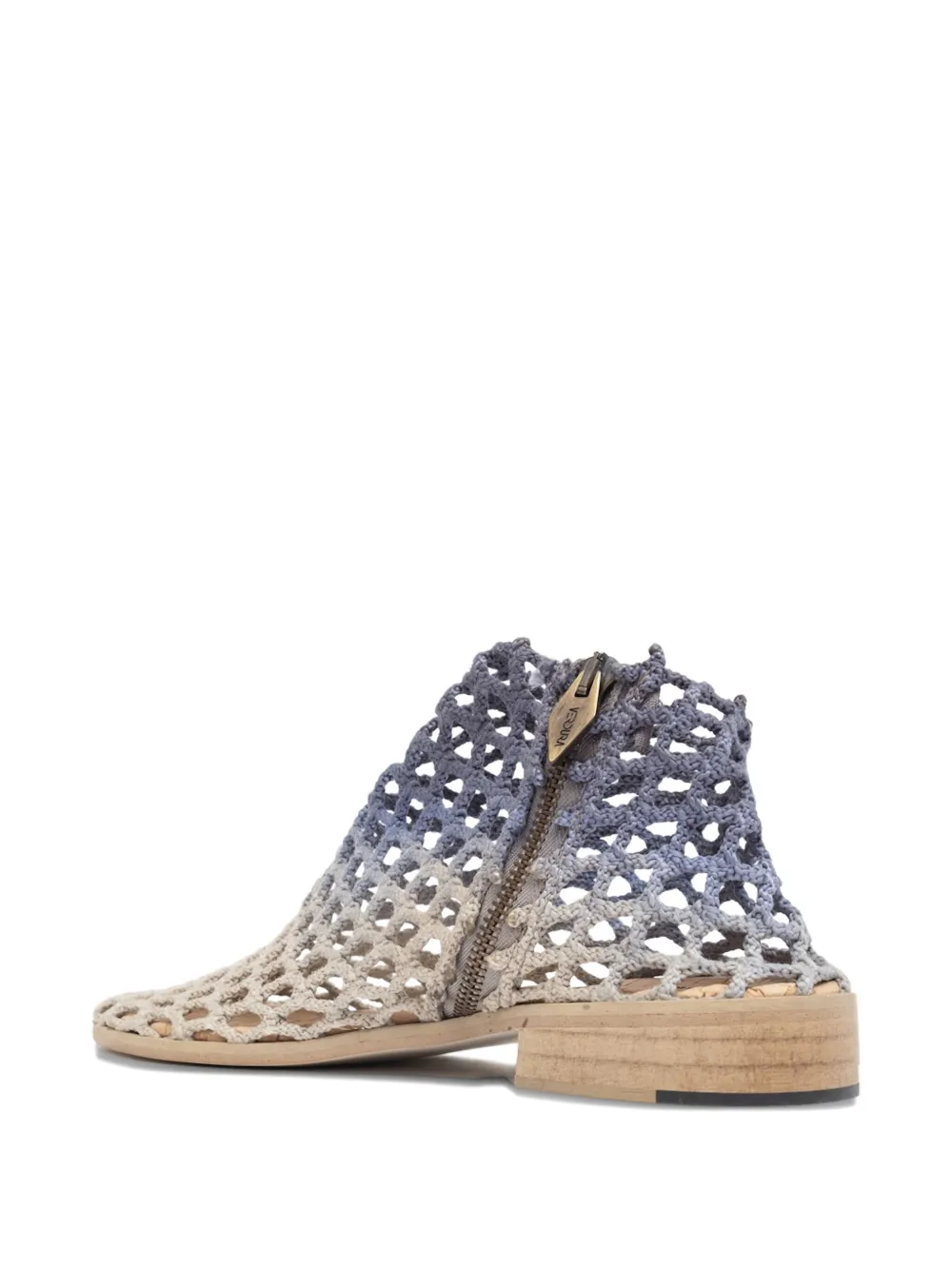 VERDURA SHOES netted ankle boots Neutrals