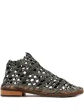 VERDURA SHOES netted ankle boots - Blue