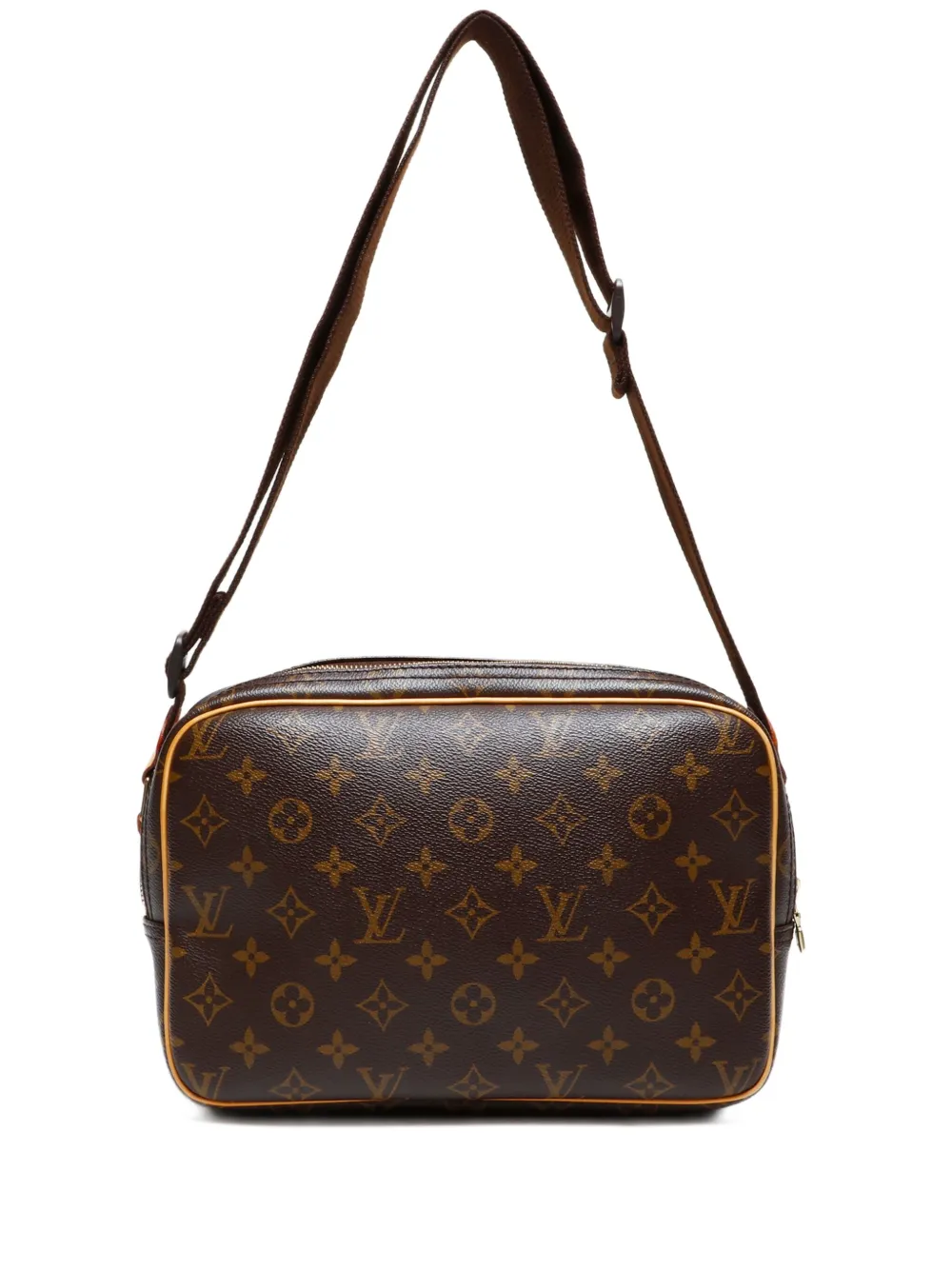 Pre-owned Louis Vuitton 2005 Reporter Pm Shoulder Bag In Brown