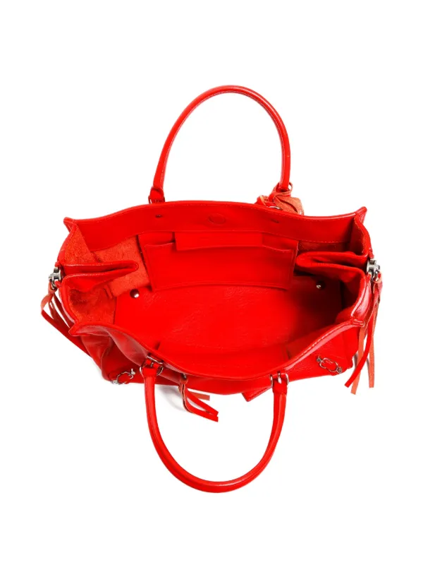 Balenciaga Pre-Owned 2010-2020 The Paper Mini Bag Red FARFETCH IN