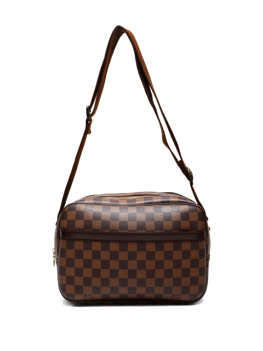 Louis Vuitton Pre-Owned 2006 ダミエ リポーター PM ショルダーバッグ - ブラウン Louis Vuitton Pre-Owned 2006 ダミエ リポーター PM ショルダーバッグ - ブラウン