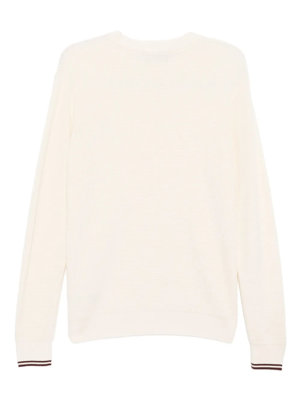 Fred Perry Trui met geborduurd logo - Beige