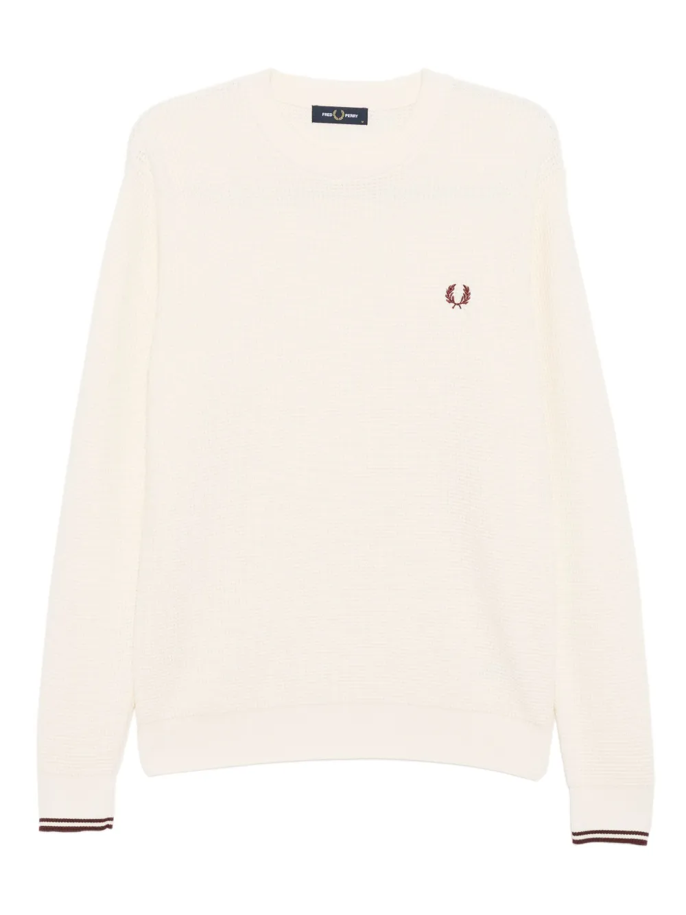Fred Perry embroidered-logo jumper | Neutrals | Image 1