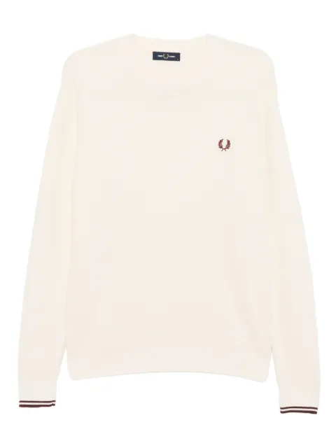 Fred Perry embroidered-logo jumper