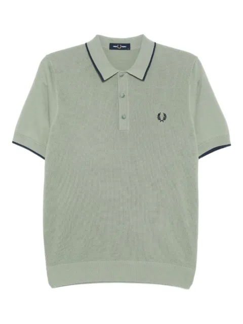 Fred Perry logo-embroidered polo shirt