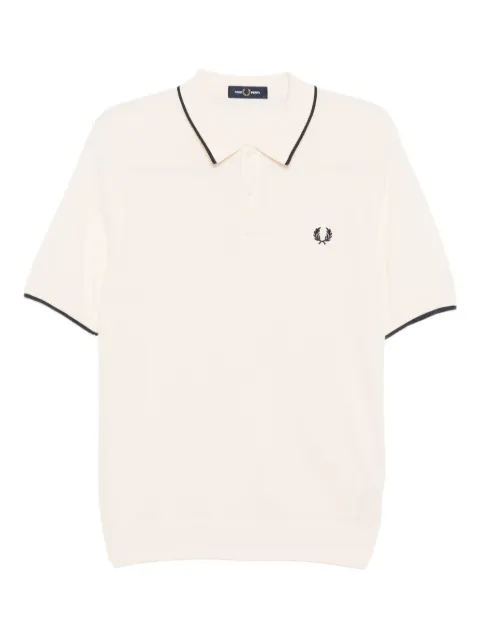 Fred Perry embroidered-logo polo shirt 