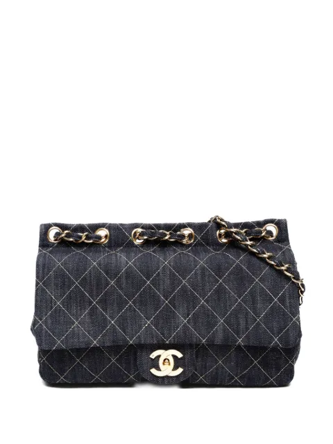 CHANEL Pre-Owned 2005-2006 Denim Chain shoulder bag